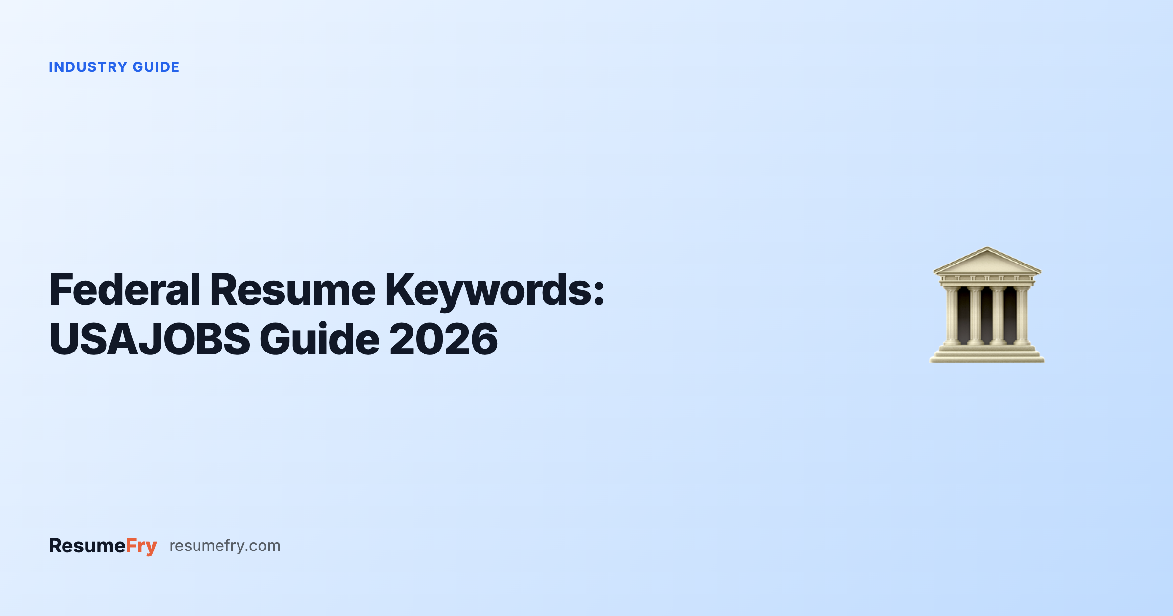 Federal Resume Keywords: USAJOBS Guide 2026
