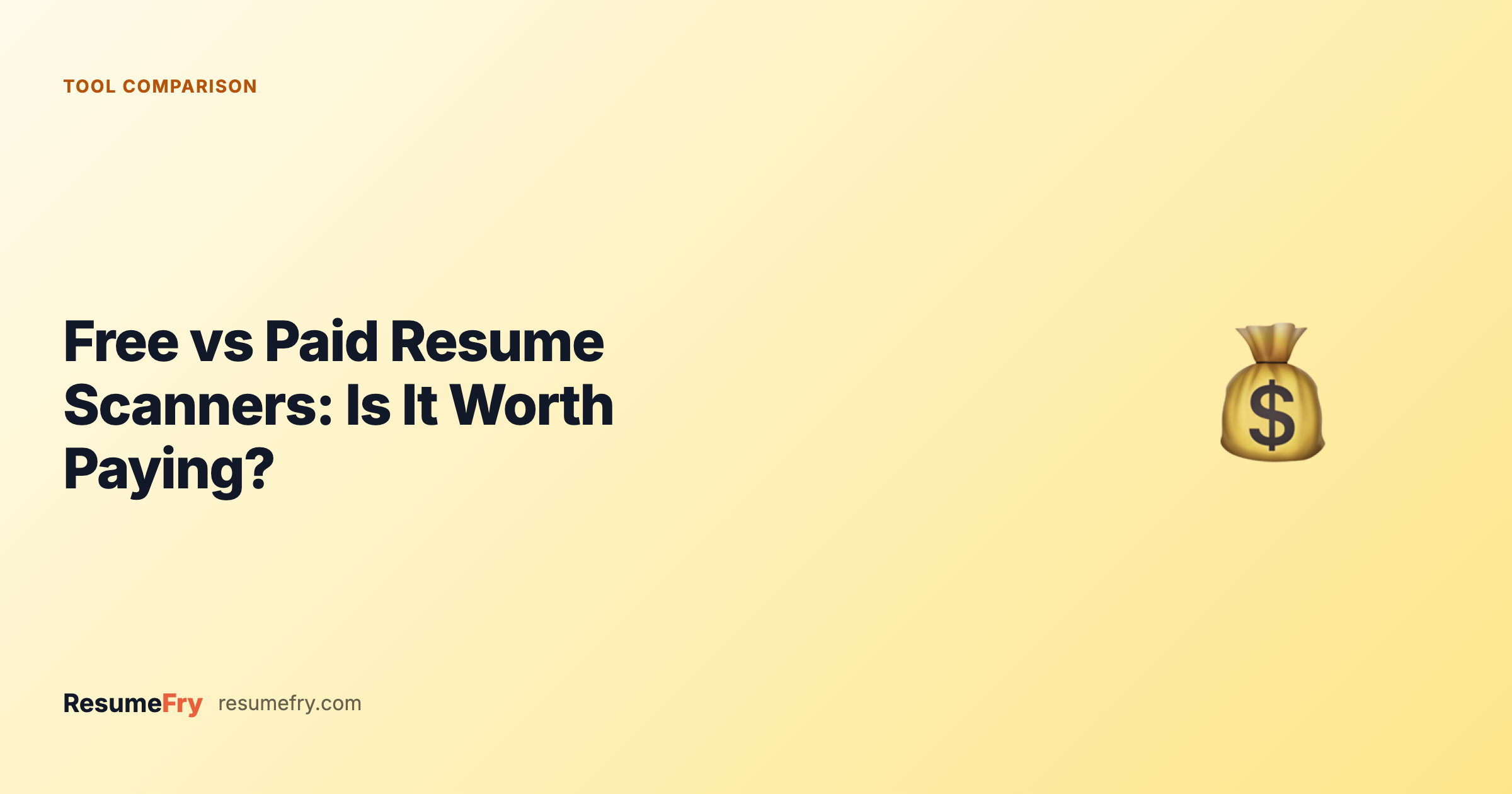 Free vs Paid Resume Scanners: Is It Worth Paying?