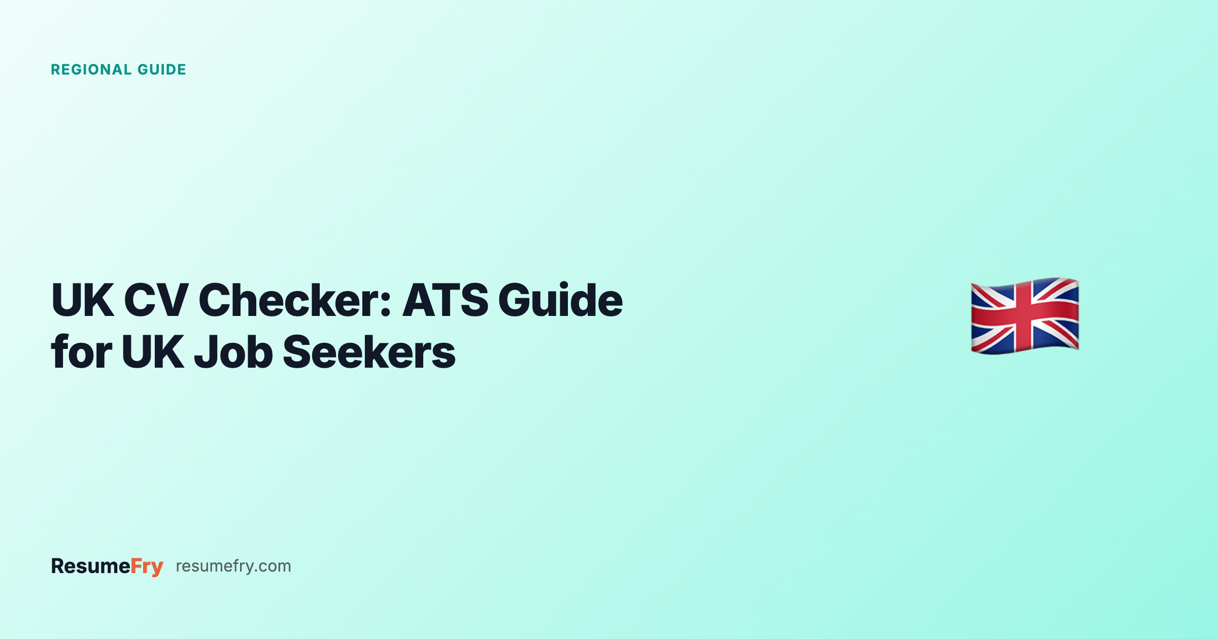 UK CV Checker: ATS Guide for UK